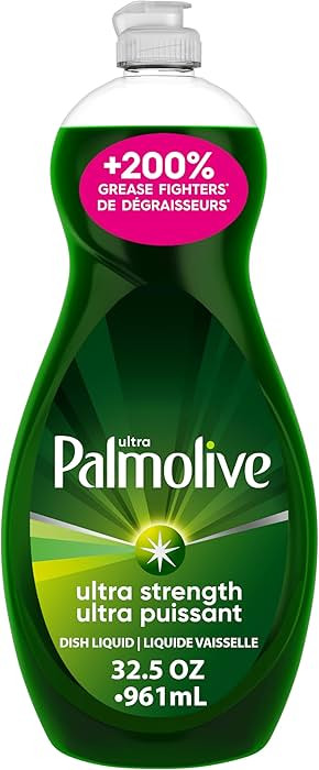 Palmolive Ultra Strength Liquid Dish Soap, Original Green, 32.5 Fluid Ounce | Amazon (US)