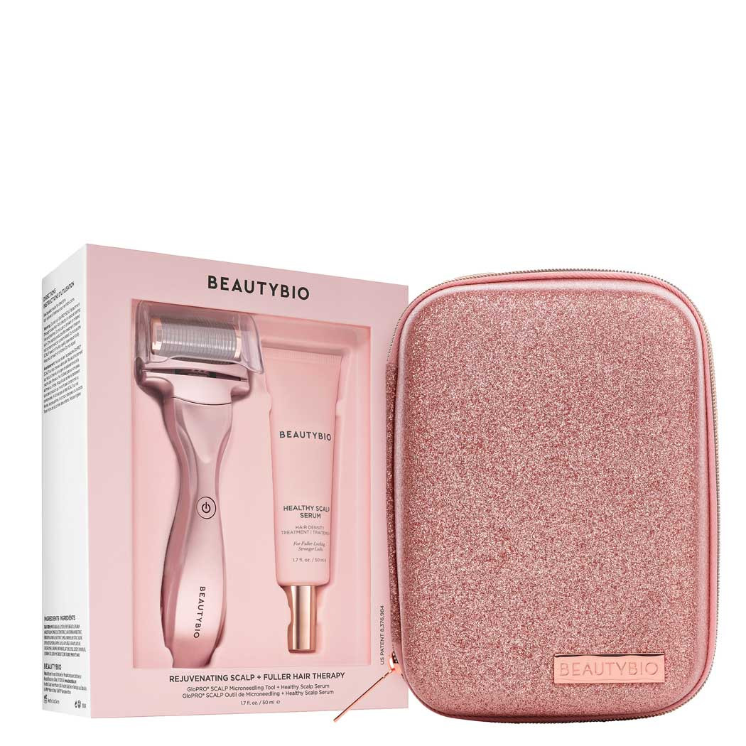 Rose Gold Rejuvenating Scalp + Fuller Hair Therapy Set | BeautyBio