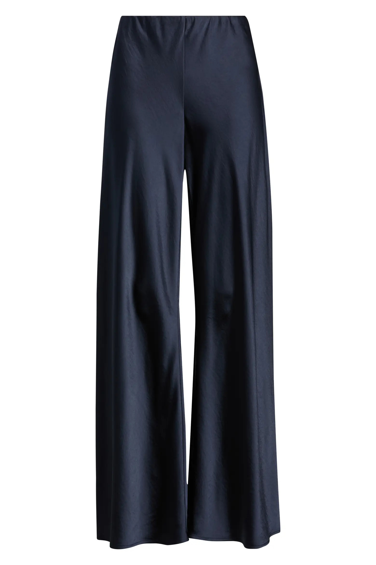 Open Edit Satin Wide Leg Pull On Pants (Women) | Nordstrom | Nordstrom