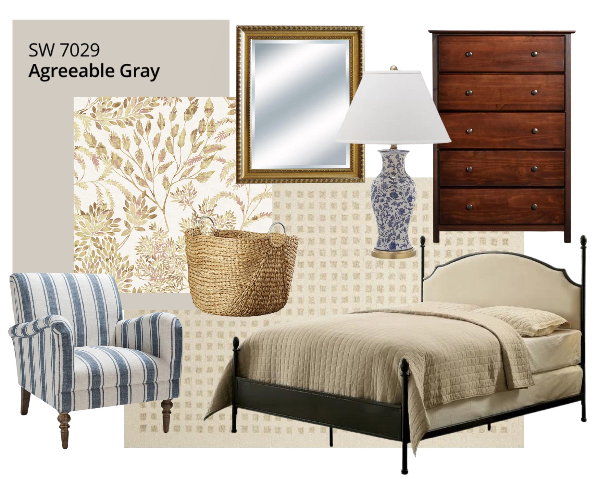 Southern Charm Bedroom Design Board 

#LTKhome #LTKsalealert
