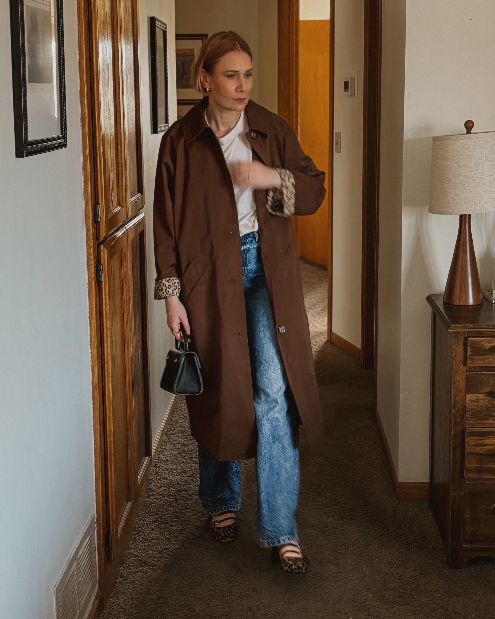 Chocolate Brown for fall is always a good idea - especially when it involves leopard print and comes in the form of a trench coat from Sezane

#LTKSeasonal #LTKOver40