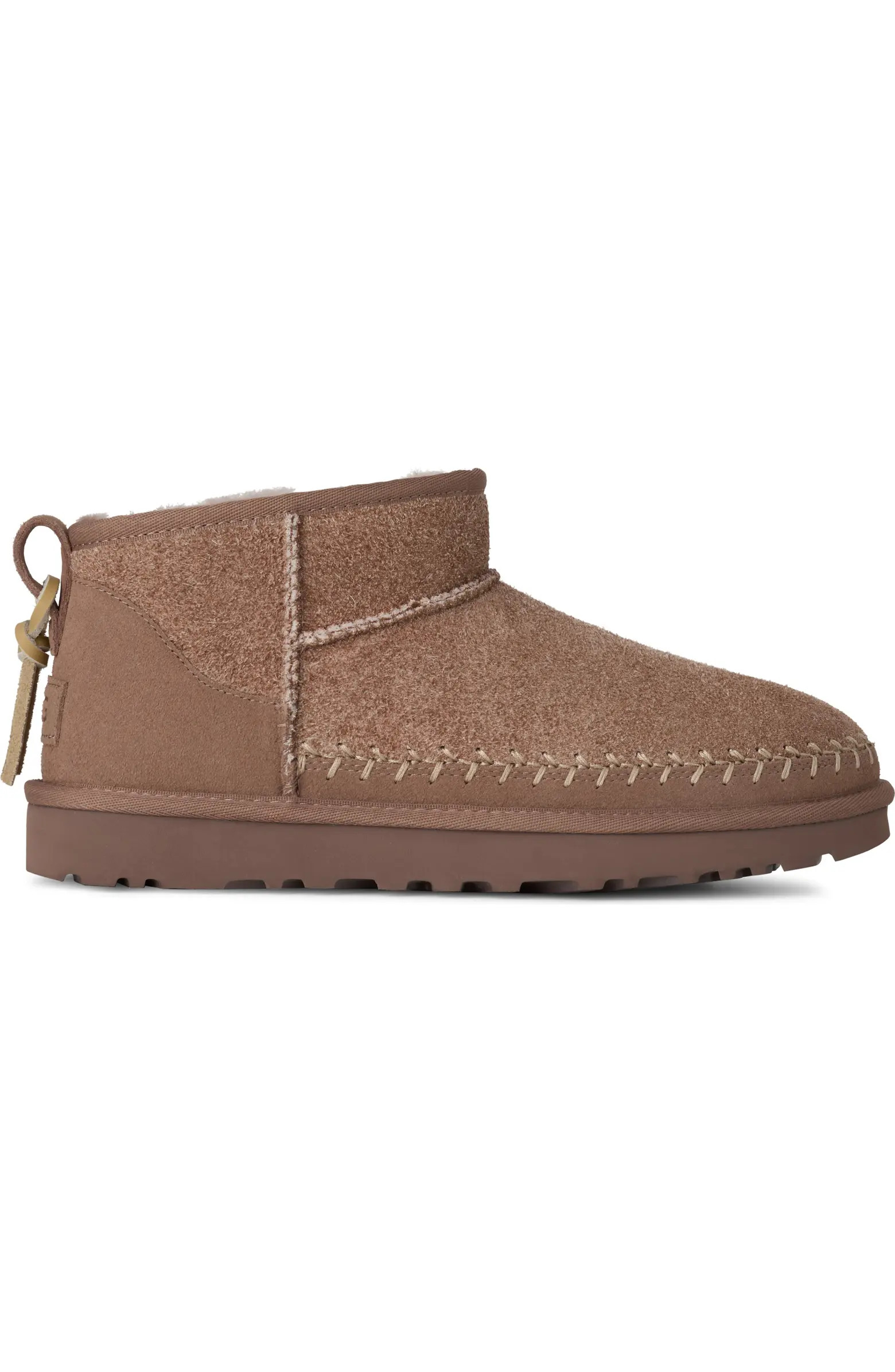 UGG® Classic Ultra Mini Biarritz Genuine Shearling Lined Bootie (Women) | Nordstrom | Nordstrom