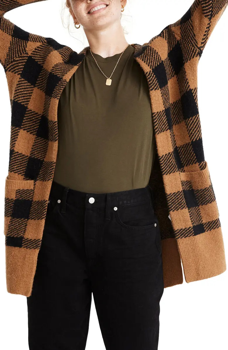 Kent Buffalo Check Cardigan Sweater | Nordstrom