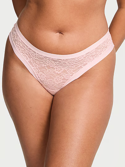 No-Show Lacie Thong Panty, Pink, Xxl - Women's Panties - Victoria's Secret | Victoria's Secret (US / CA )