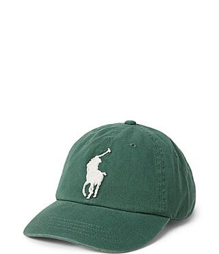Polo Ralph Lauren Big Pony Athletic Twill Cap - Washed Forest | Dillard's