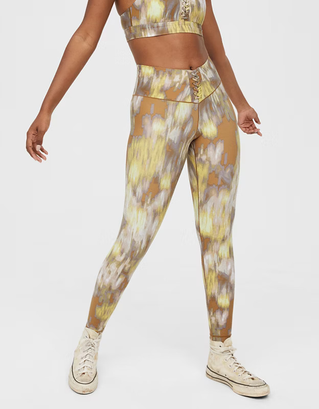 OFFLINE Real Me High Waisted Lace Up Legging | American Eagle Outfitters (US & CA)