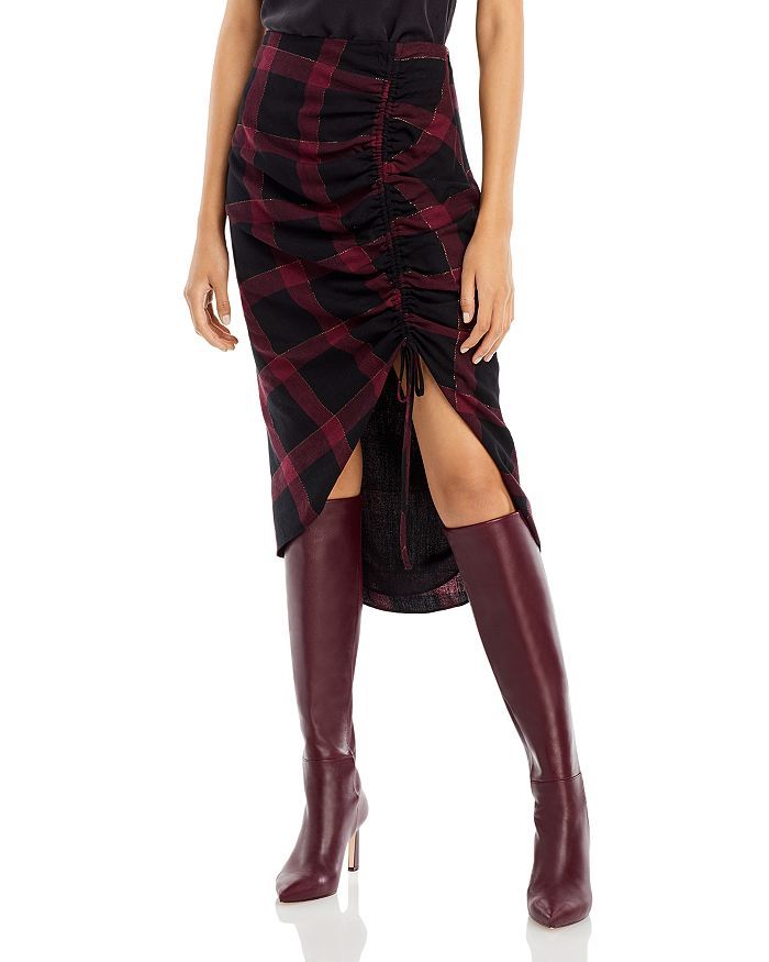 Wilma Plaid Asymmetric Skirt | Bloomingdale's (US)