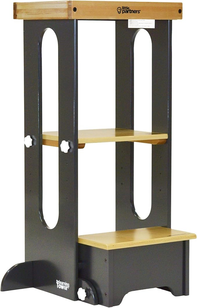 Little Partners Foldable Toddler Tower, Learning Tower Explore 'N Store Montessori Standing Kitch... | Amazon (US)
