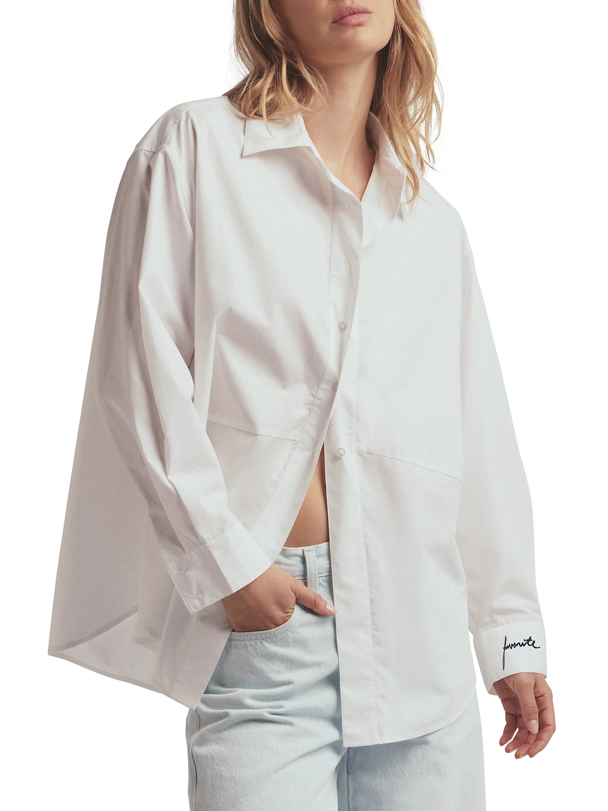 The Door's Always Open Cotton Logo Shirt | Saks Fifth Avenue