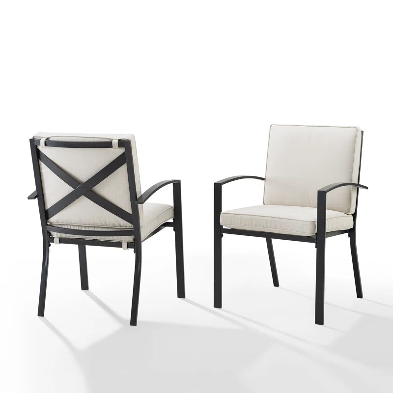 Ensminger Patio Dining Chair with Cushion | Wayfair North America