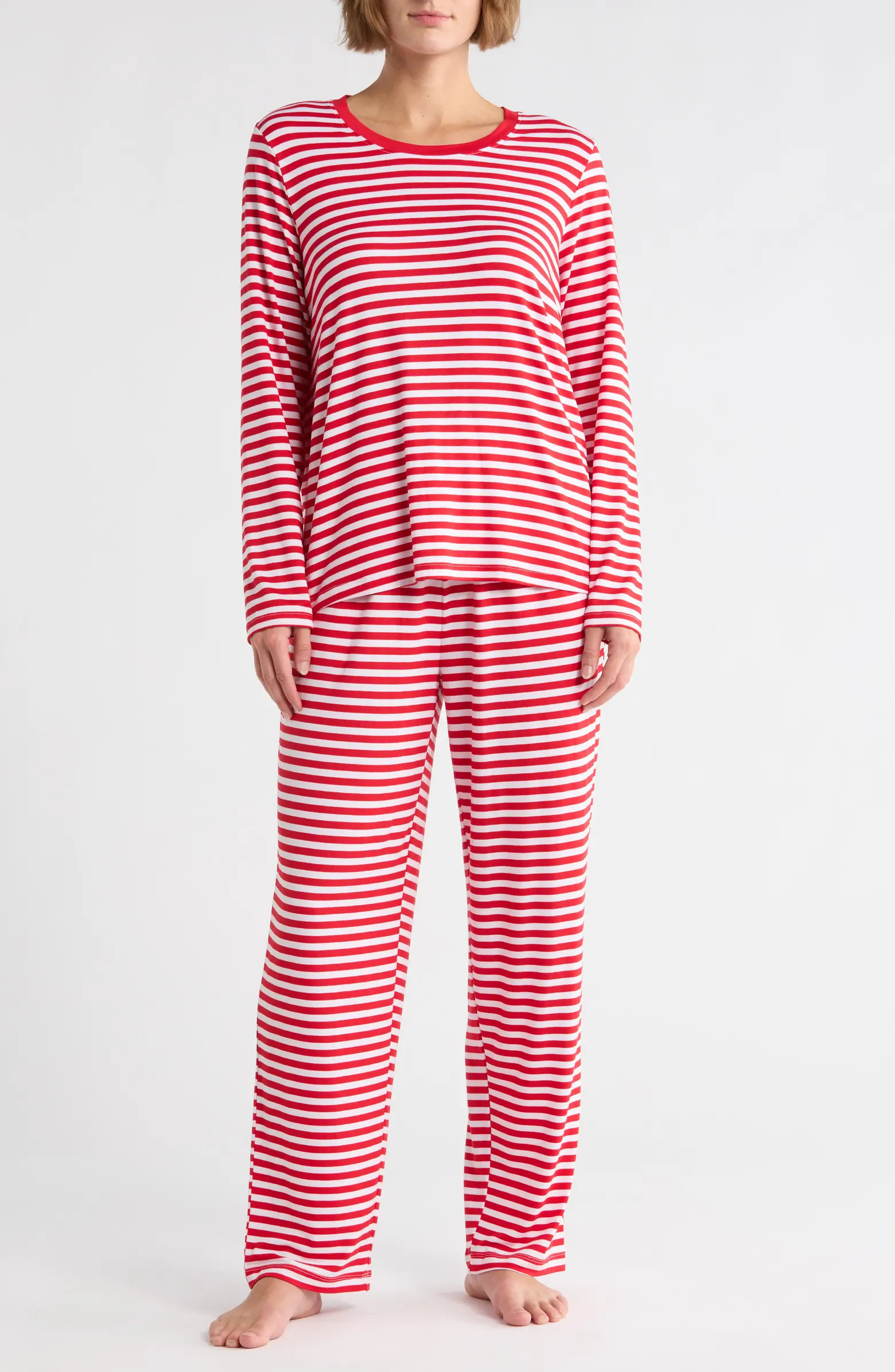 Pillow Talk Stripe Long Sleeve Pajamas | Nordstromrack | Nordstrom Rack