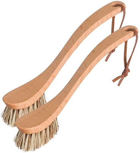 REDECKER Curved Dish Brush, Natural Union Plant Fiber Bristles, Ergonomic Design with Oiled Beech... | Amazon (US)