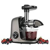 West Bend Juicer Cold Press Masticating Extractor Machine Features Quiet Motor Anti-Clog Reverse Fun | Amazon (US)