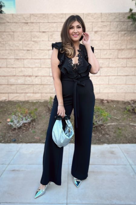 Wedding guest dress - jumpsuit from Bebe is such a good fit! 

Midsize wedding guest dress / midsize jumpsuit / spring wedding / size 12 

#LTKwedding #LTKmidsize #LTKstyletip