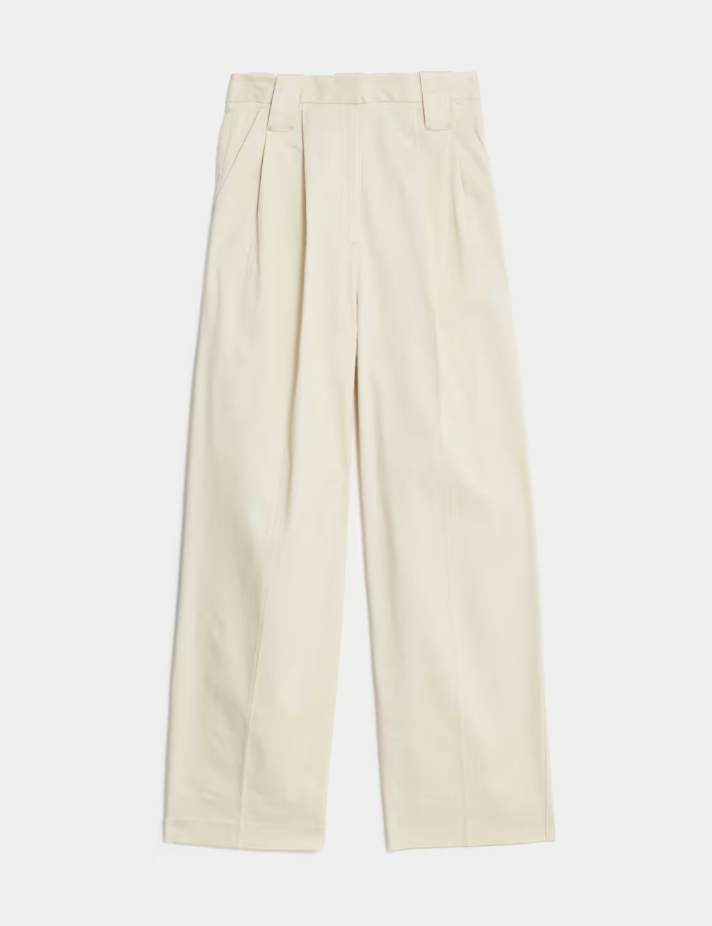 Lyocell Rich Pleated Wide Leg Trousers | Marks & Spencer (UK)