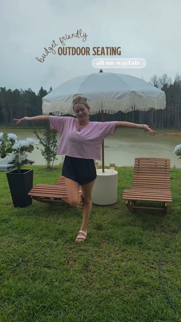 @wayfair has the cutest stuff for the summer! #ad #wayfairpartner #outdoor #wishyouwerehere #Wayfair