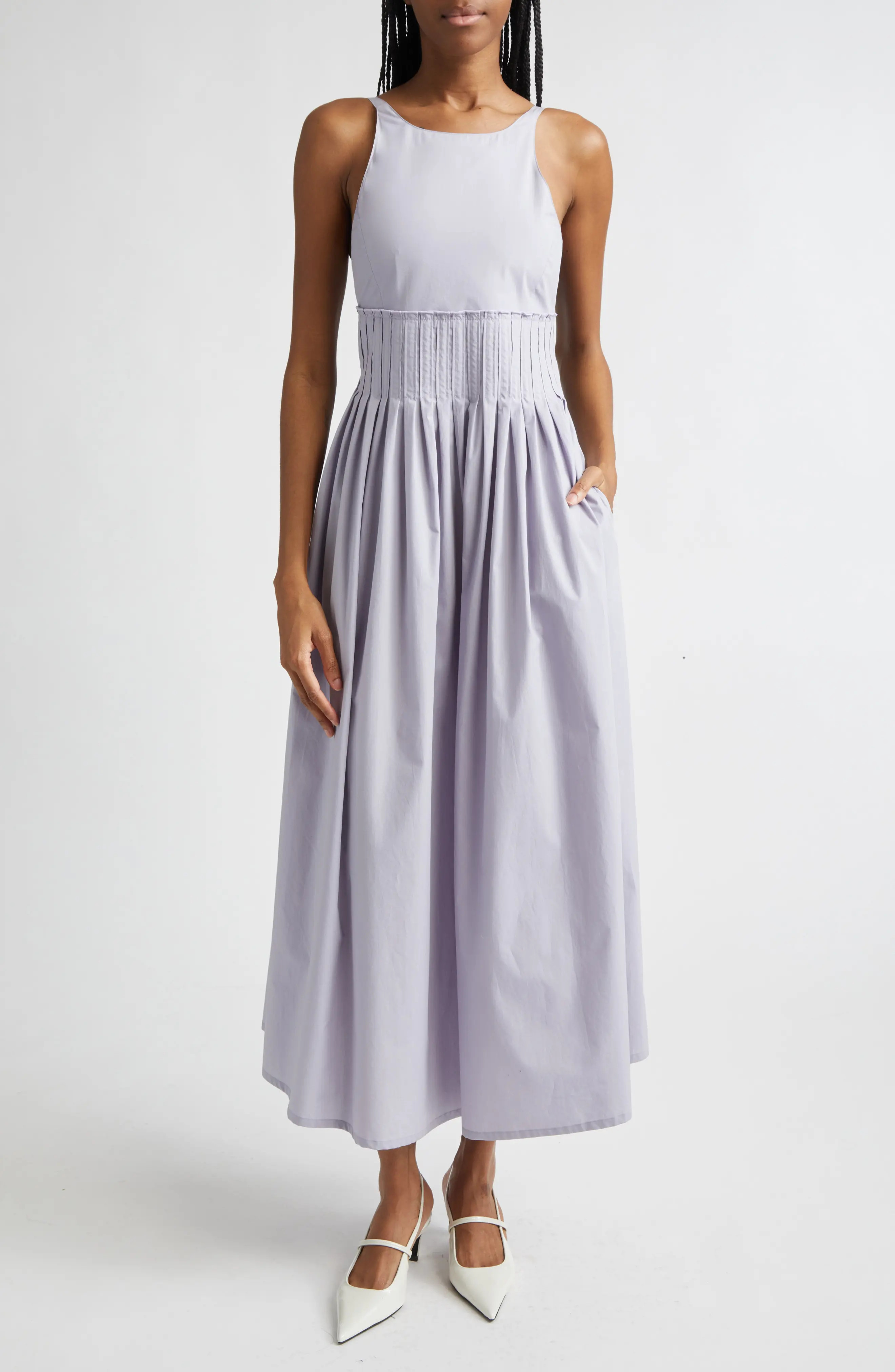 Iris Poplin Midi Dress (Women) | Nordstrom | Nordstrom