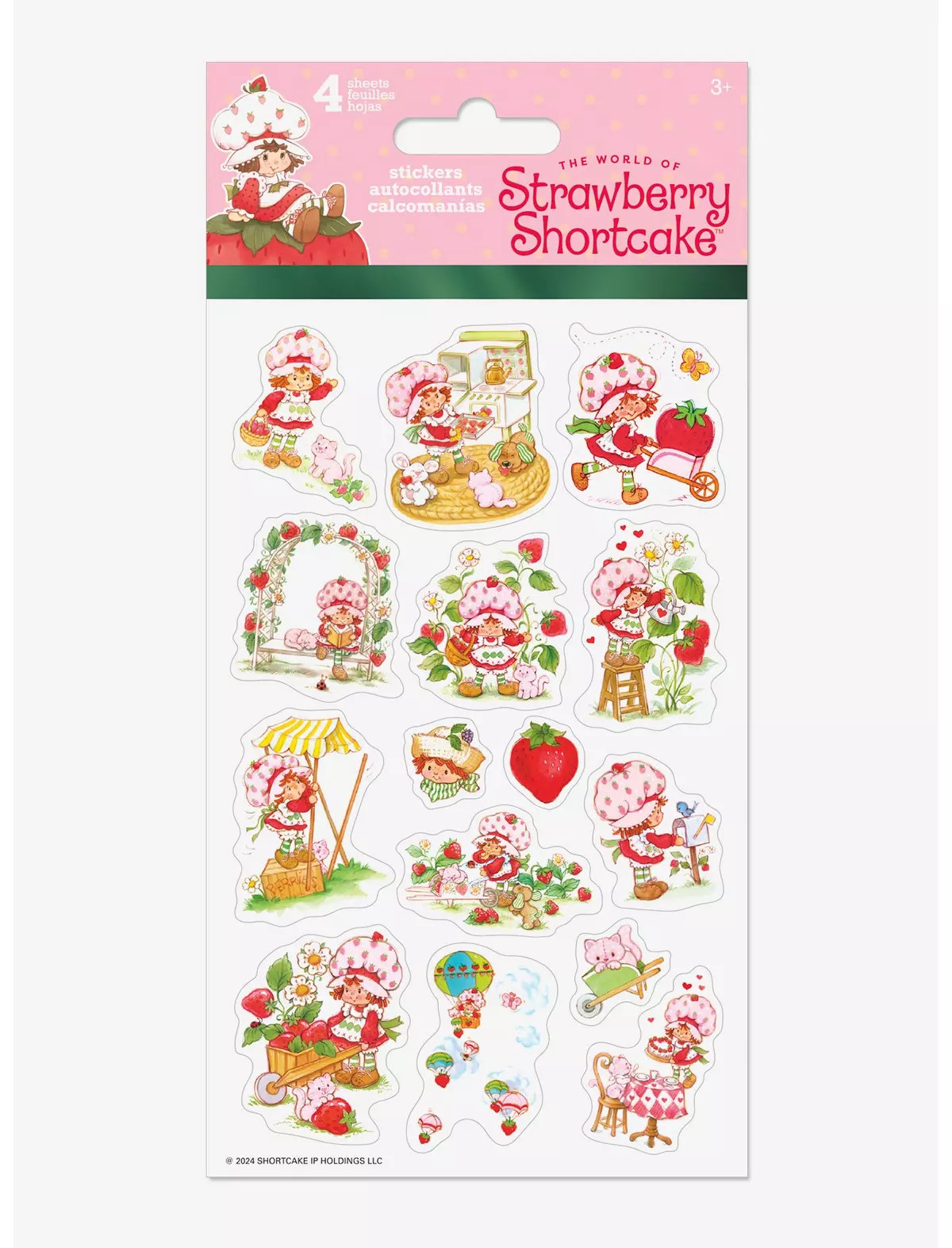 Strawberry Shortcake Sticker Sheet Set | Hot Topic