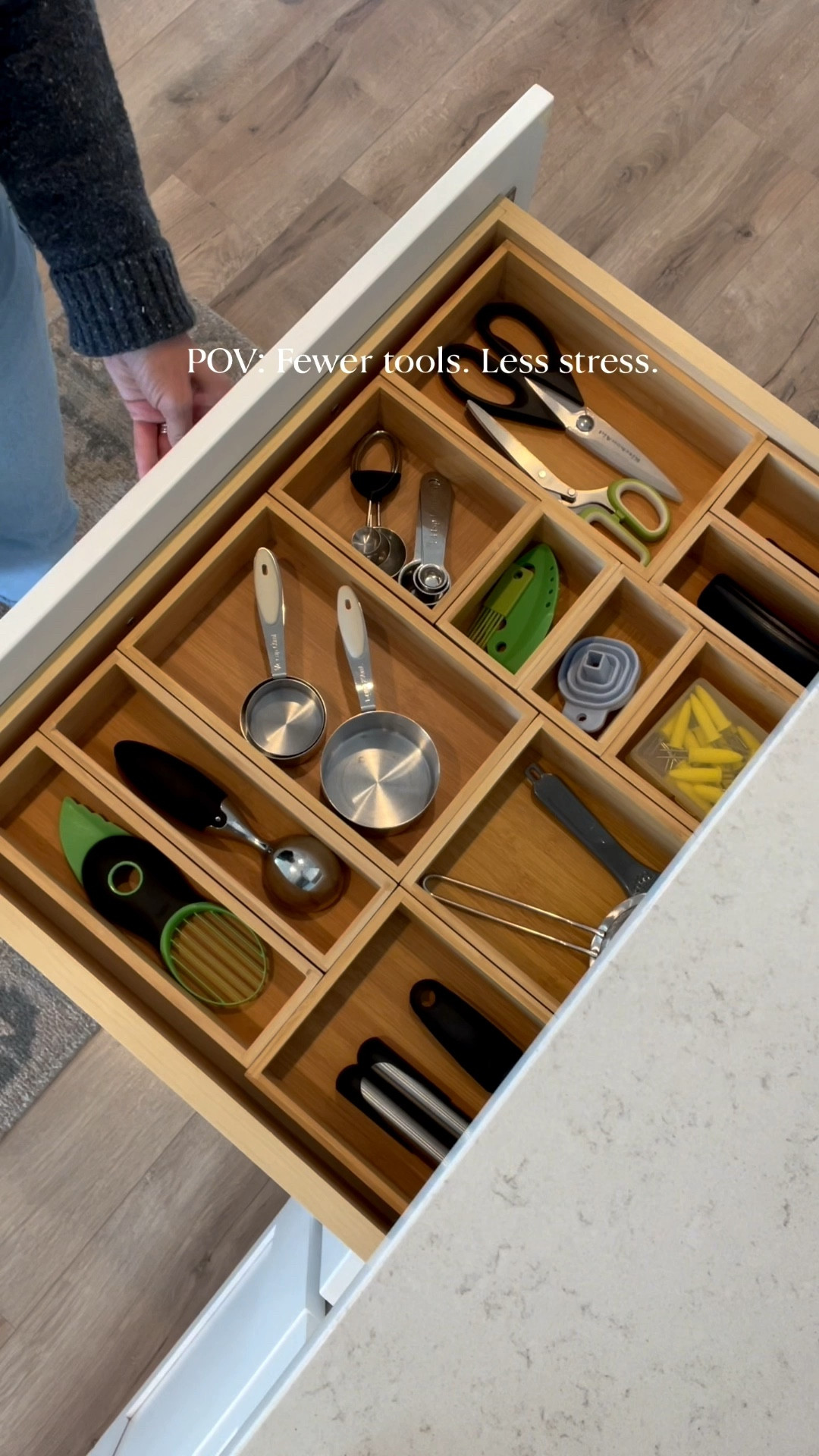 If you’ve ever experienced drawer rage at 5pm…you know. ;) Weeknight dinners feel different when everything has a place. I only keep what we actually use, and it changes everything. Linked my go-to kitchen organization favorites  

#LTKmomlife #LTKHome