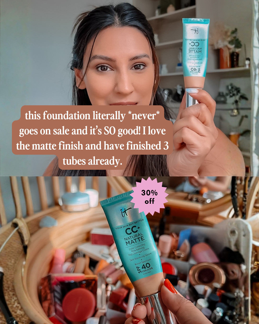 This matte foundation is buildable and great for medium converage 

 #LTKGiftGuide #LTKSaleAlert #LTKBeauty