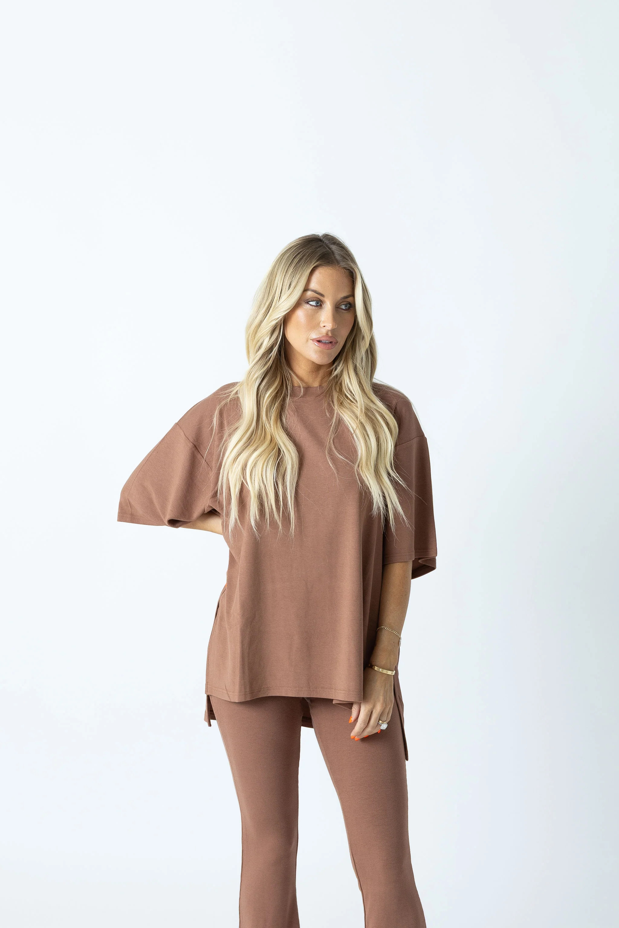 All Weekend Long Pant Set Camel L | The Foxy Kind