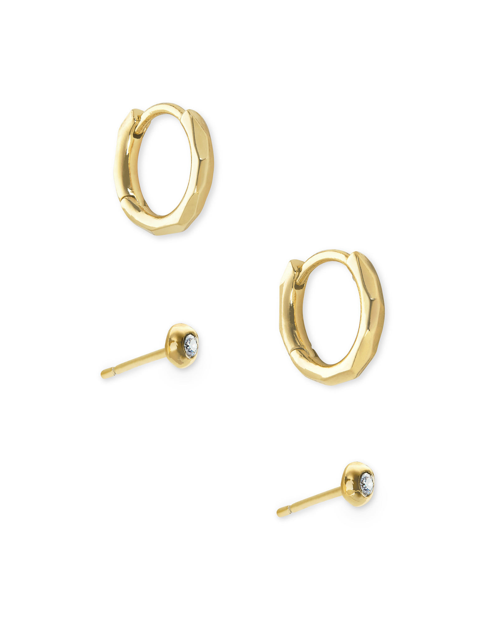 Addison Huggie & Stud Earrings Set in Gold | Kendra Scott