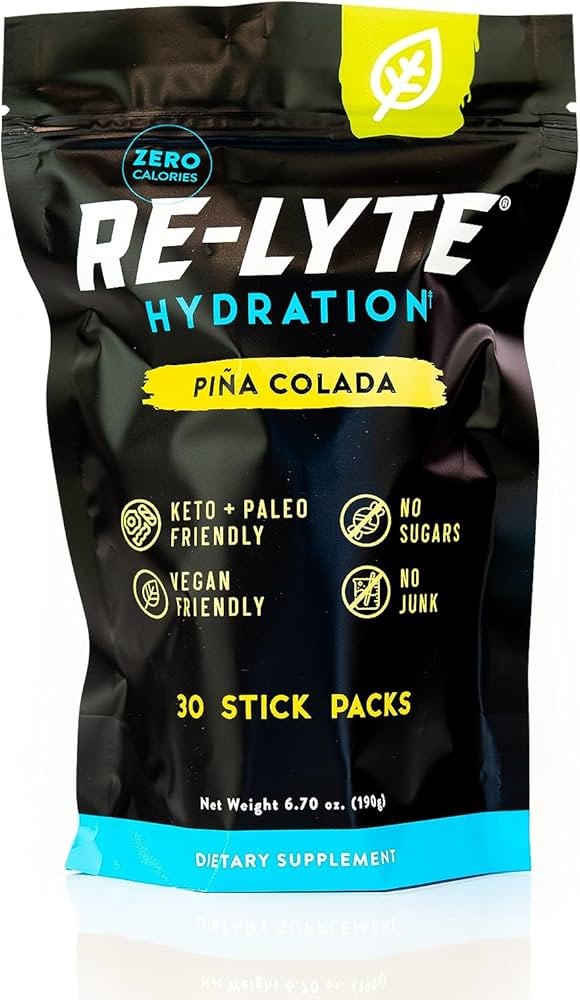 REDMOND Re-Lyte Hydration Electrolyte Powder Mix (Pina Colada), 30 Stick Packs | Amazon (US)