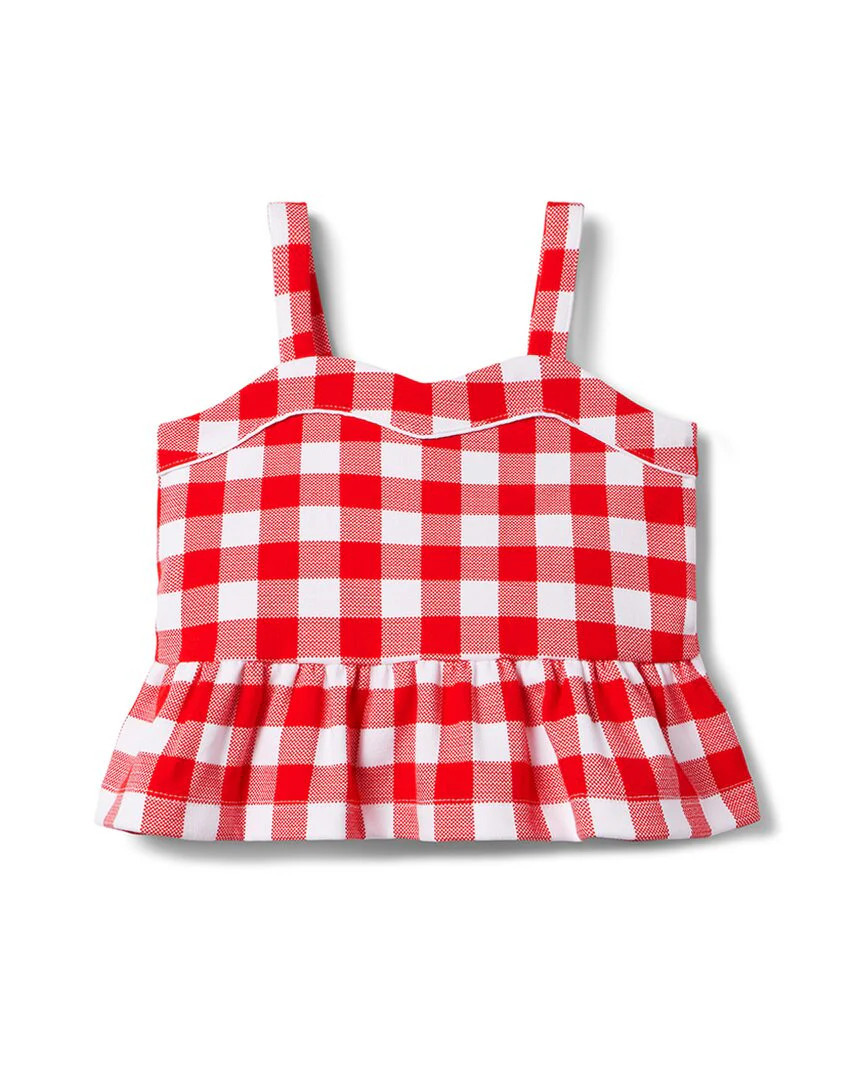 Janie and Jack Gingham Peplum Top | Shop Simon
