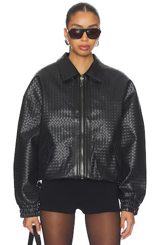 LIONESS Kenny Bomber in Black. - size XXL | Revolve Clothing (Global)
