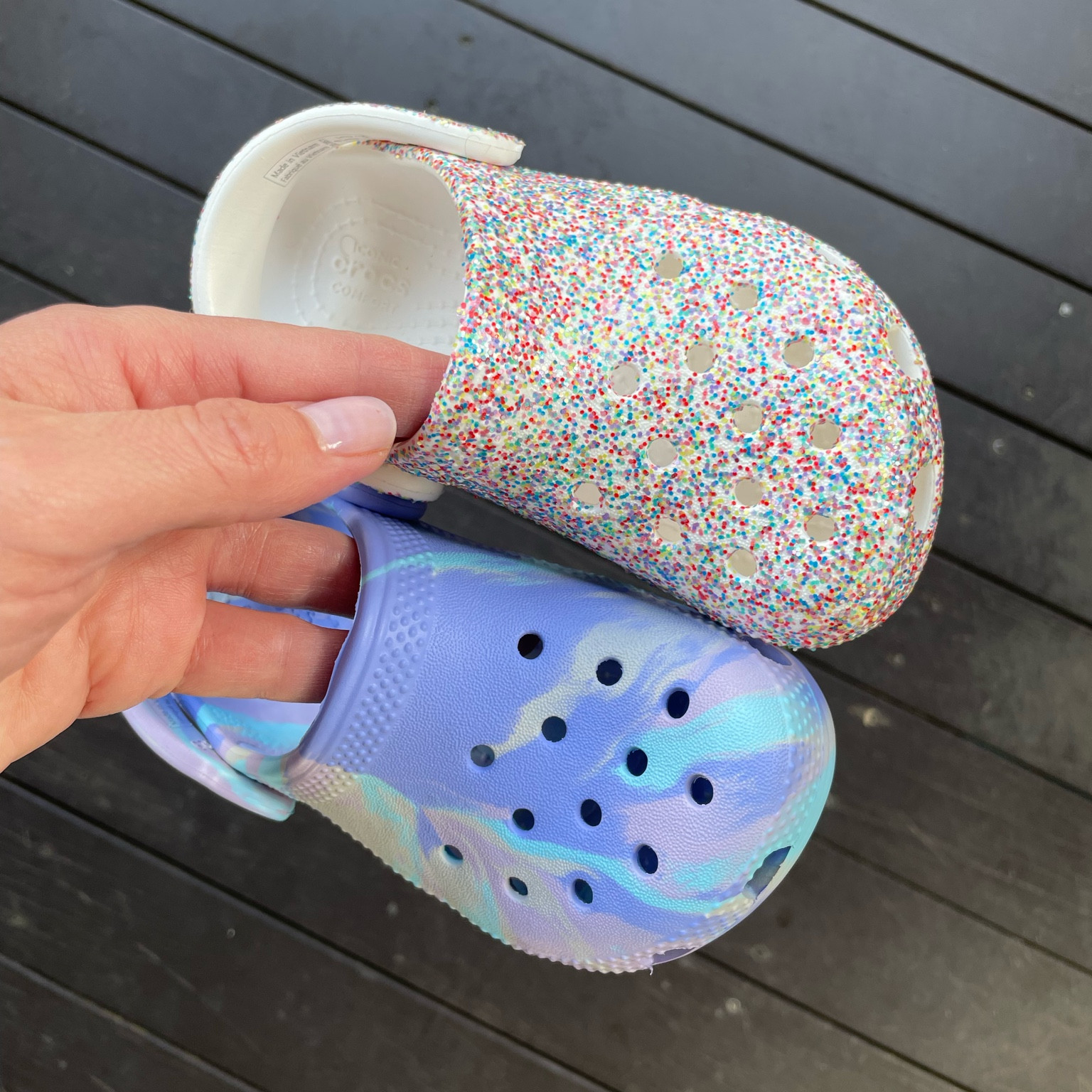 Crocs sparkle tie dye toddlers kids

#LTKkids #LTKfamily #LTKSeasonal