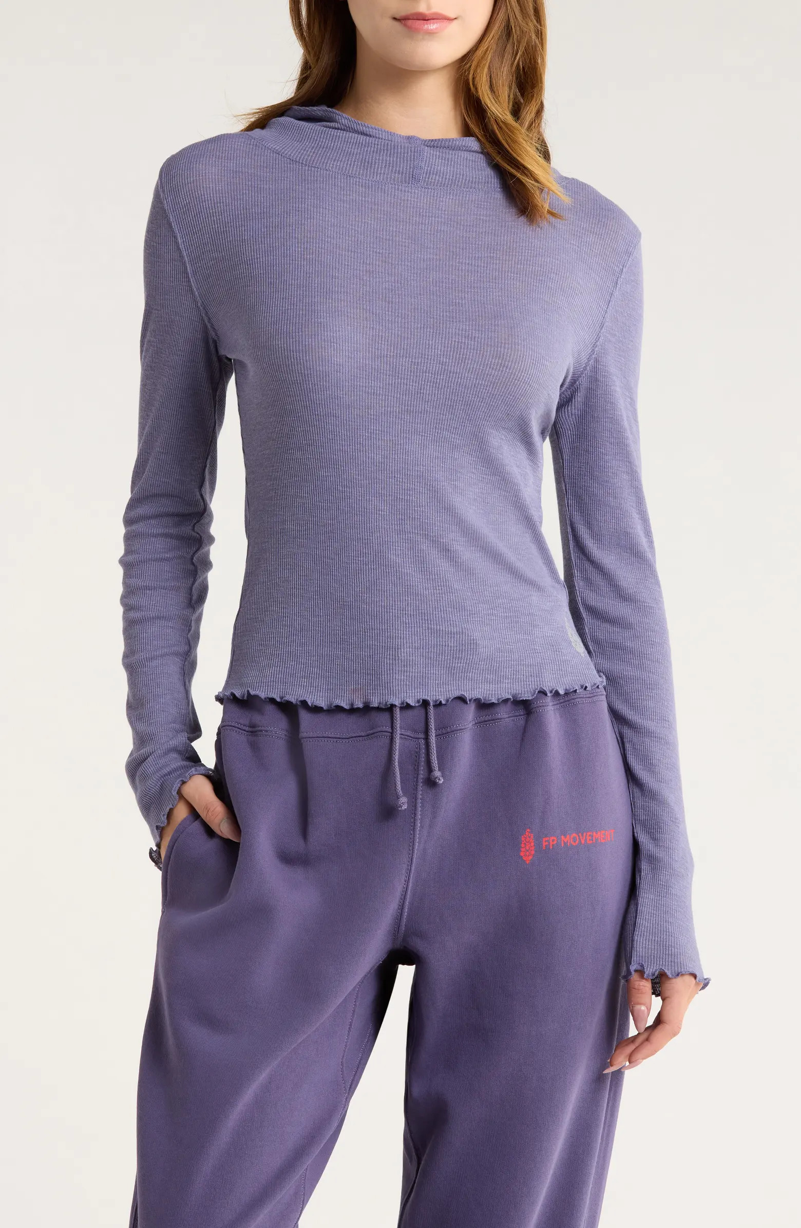 FP Movement Breathe Easy Cotton Blend Hoodie | Nordstrom