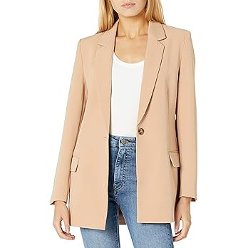 The Drop Women's Blake Long Blazer | Amazon (US)