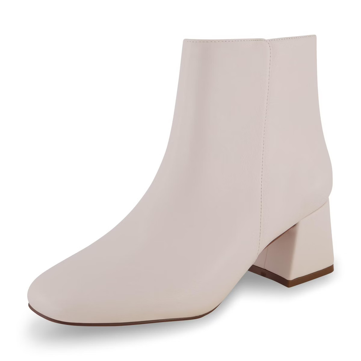 CUSHIONAIRE Women's Nexus dress heel boot +Memory Foam Ivory 10 | Target