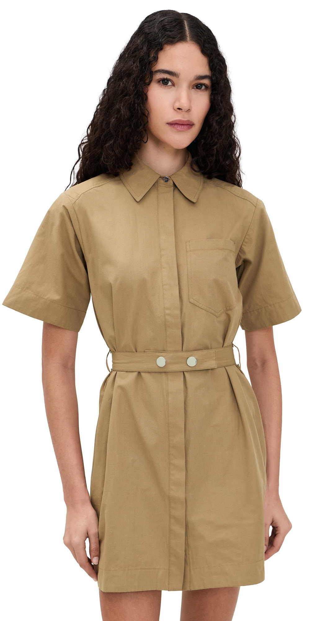 ALIGNE Reign Poplin Dress Camel 4 | Shopbop