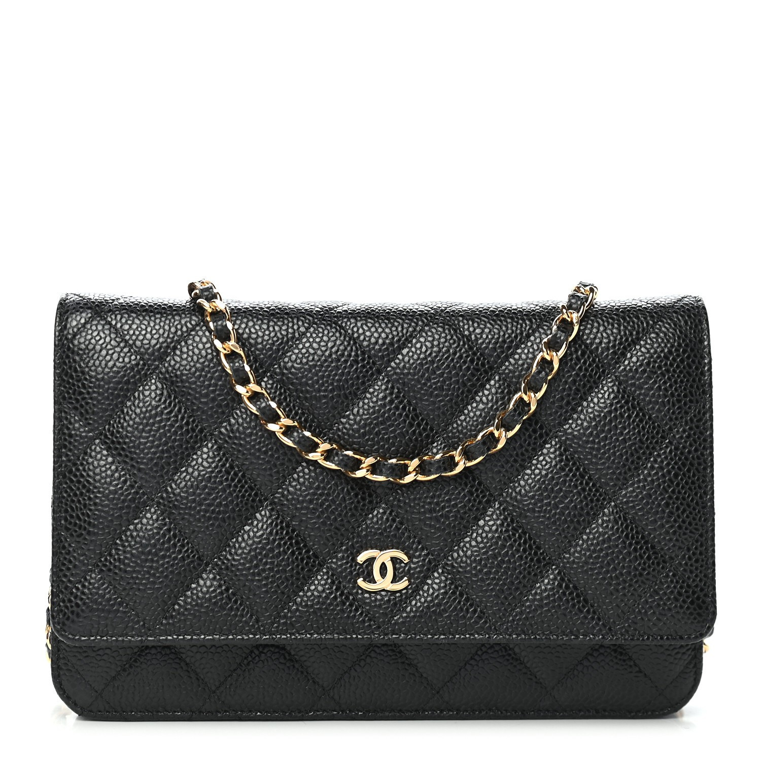 CHANEL

Caviar Quilted Wallet On Chain WOC Black | Fashionphile