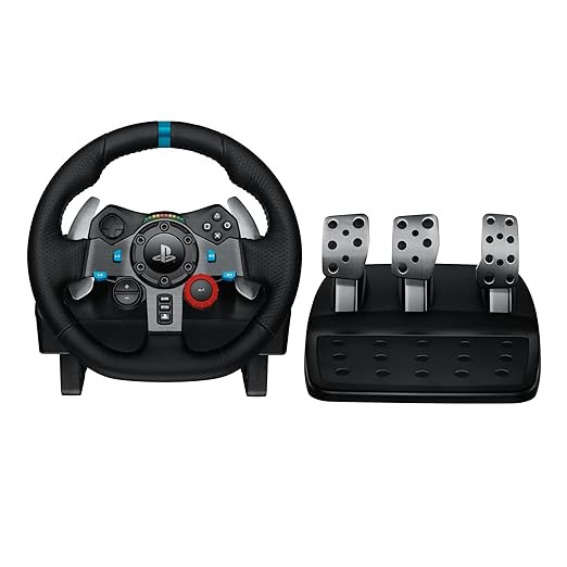 Logitech G29 Driving Force Racing Wheel and Floor Pedals, Real Force Feedback, Stainless Steel Pa... | Amazon (US)