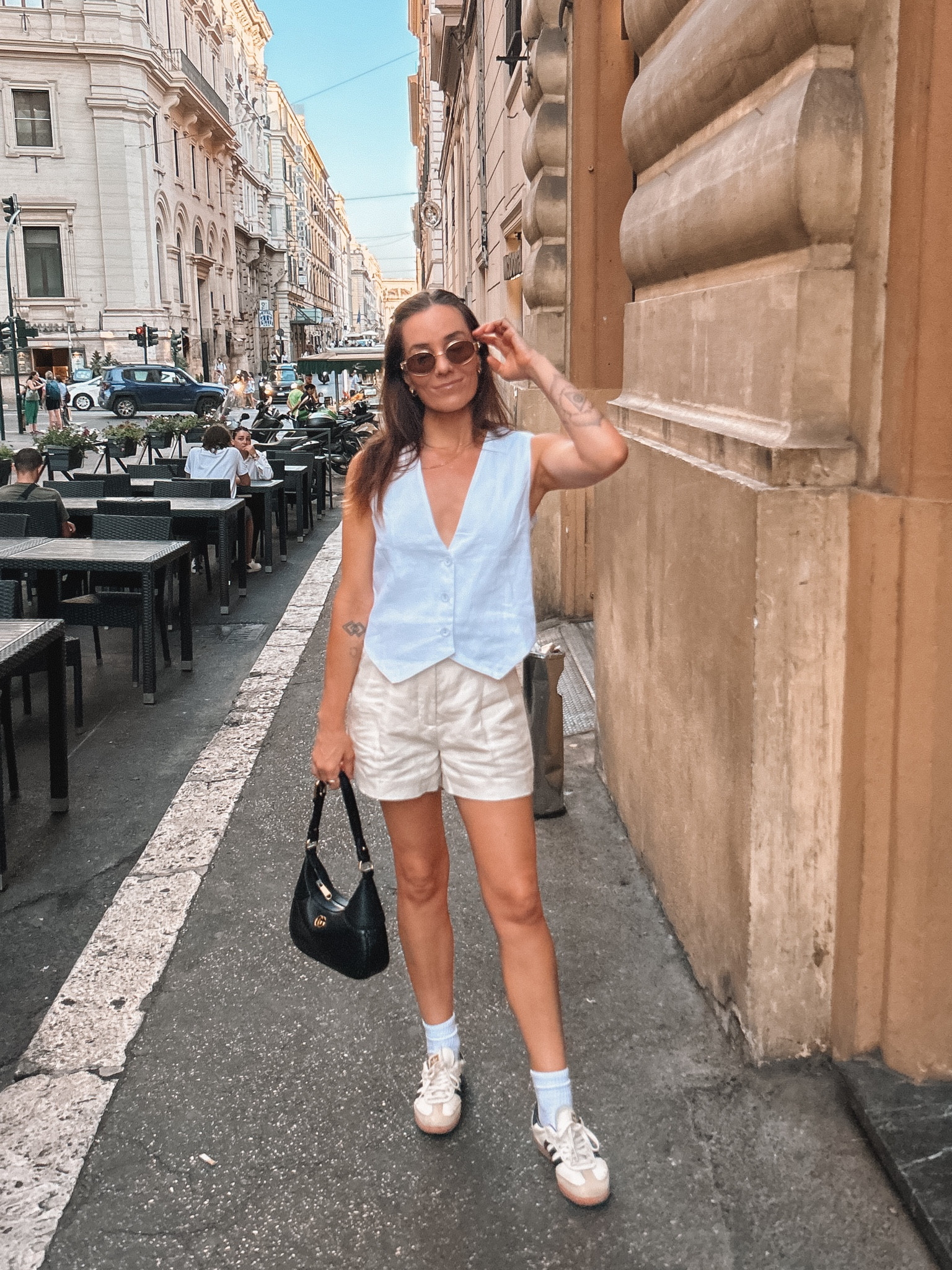 Perfect fit for super hot days in Rome. 
Obsessed with the loose all linen look 😍

#LTKTravel #LTKStyleTip #LTKFindsUnder100