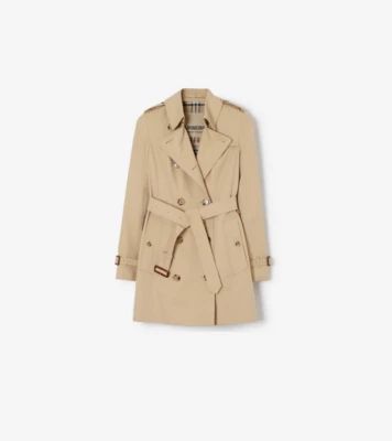 Short Chelsea Heritage Trench Coat in Honey - Women | Burberry® Official | Burberry (UK)