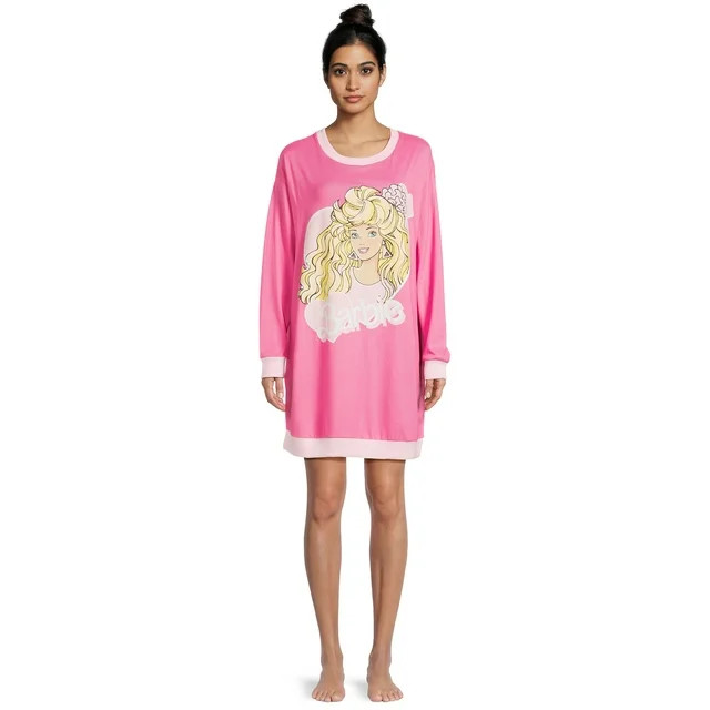 Mattel Barbie Women's Valentine's Day Lounger, Sizes XS-3X | Walmart (US)