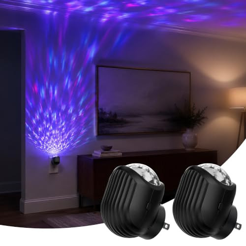 L LOHAS LED Night Lights Plug into Wall, 2 Pack Projector Night Light | Amazon (US)