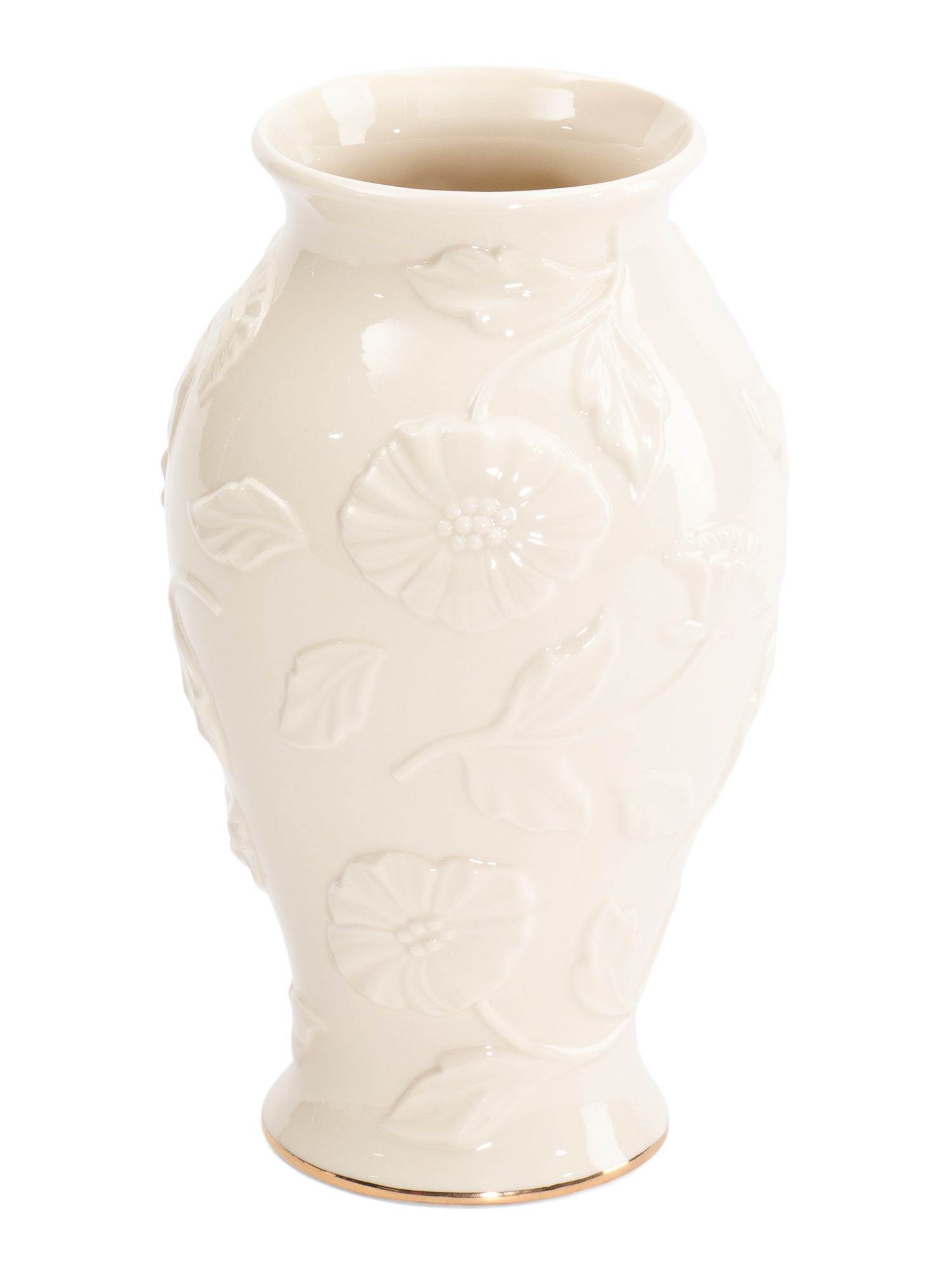 10in Poppy Flowers Porcelain Vase | TJ Maxx