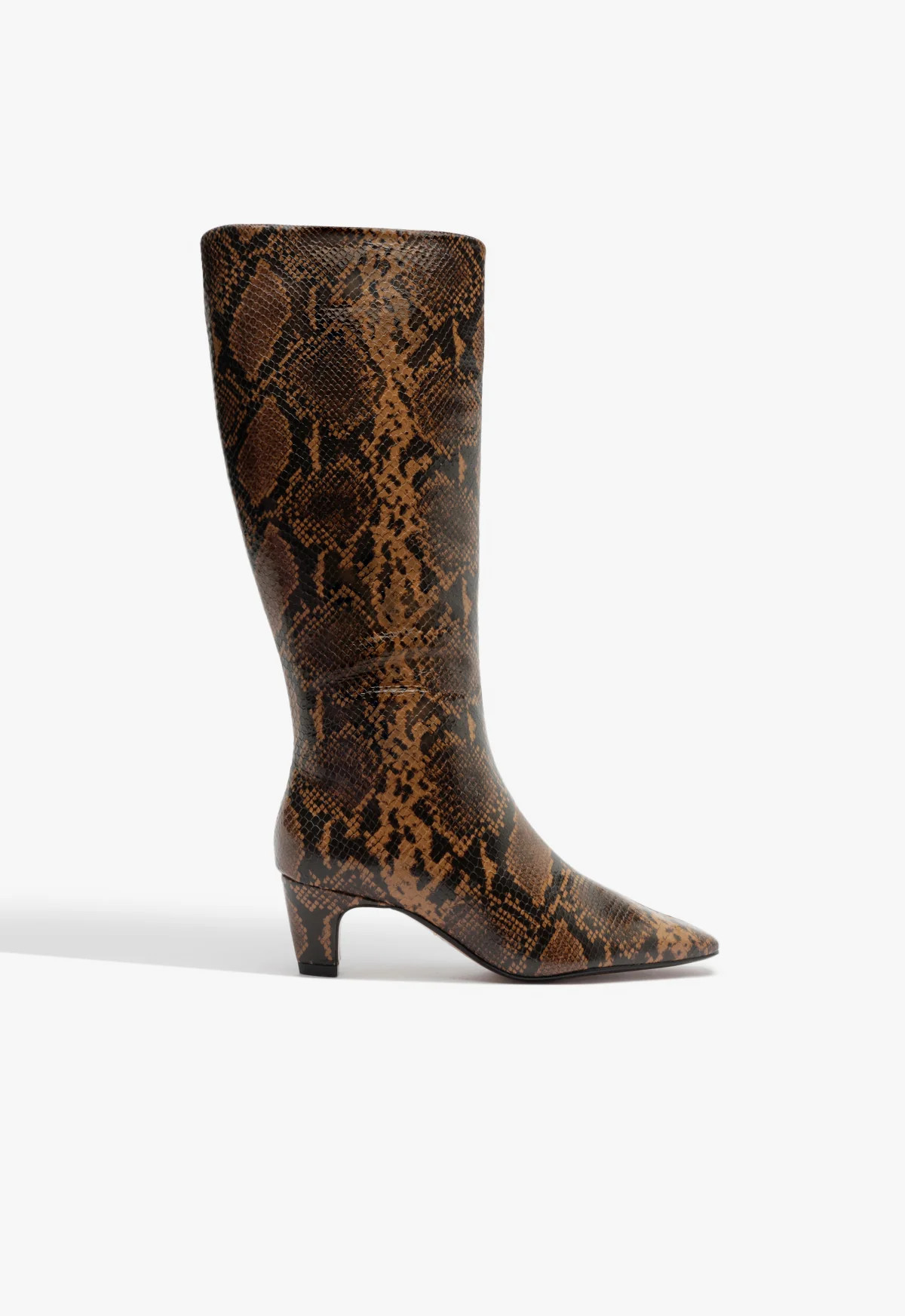 Brown Snake Boot Dellia | SCHUTZ | Schutz (US)