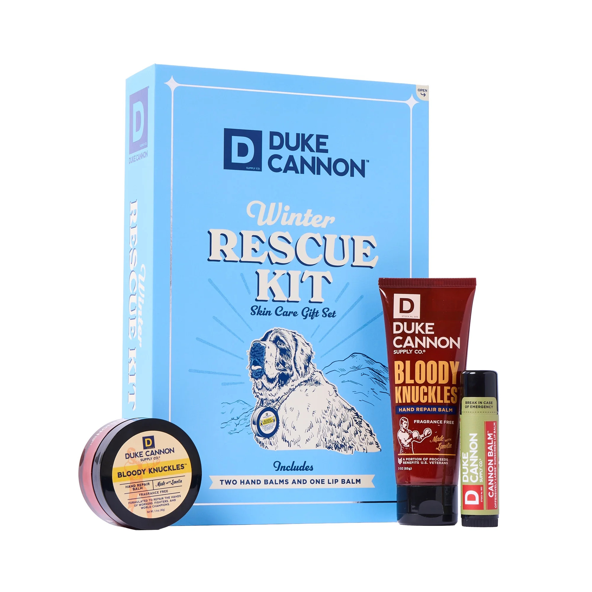 Duke Cannon Men's Winter Rescue Gift Set: Hand Repair & Lip Balm, 3 Pieces | Walmart (US)