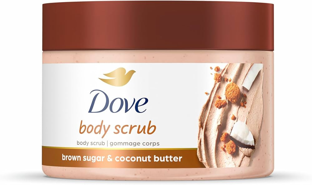 Dove Scrub Brown Sugar & Coconut Butter For Silky Smooth Skin Body Scrub Exfoliates & Restores Sk... | Amazon (US)