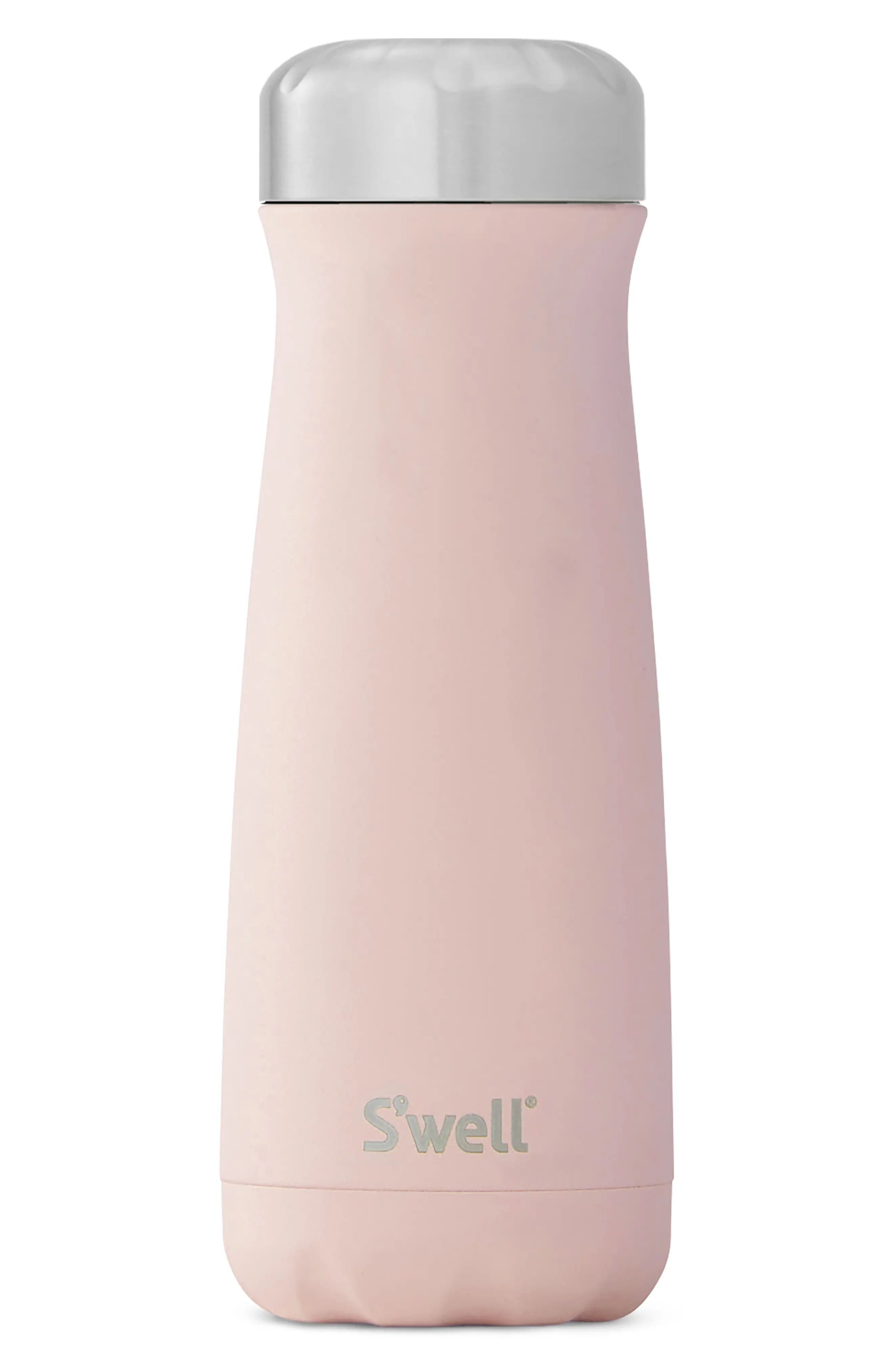 S'Well Traveler Pink Topaz 20-Ounce Insulated Stainless Steel Water Bottle, Size One Size - Pink | Nordstrom