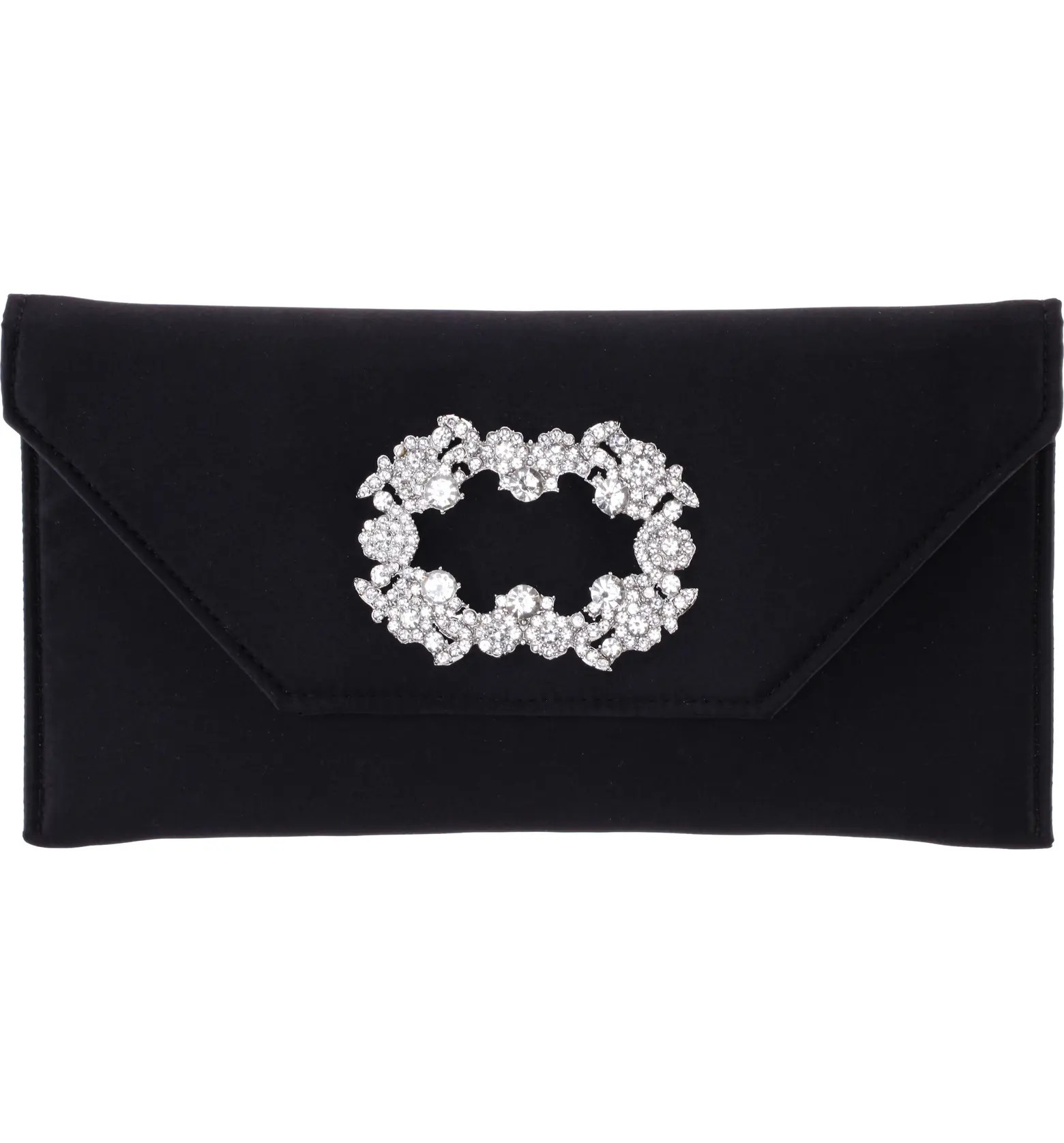 Nina Hepburn Crystal Buckle Clutch | Nordstrom | Nordstrom