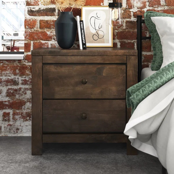 Geohagan 2 Drawer Nightstand | Wayfair North America