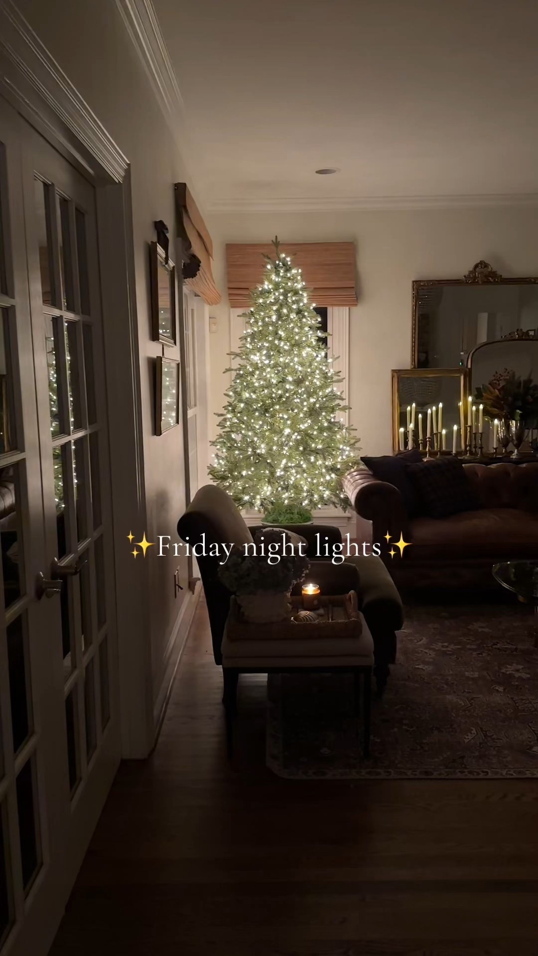 Our cozy Ralph Lauren inspired living room is even cozier at night during Christmas ❤️

#LTKHoliday #LTKFindsUnder50 #LTKCyberWeek