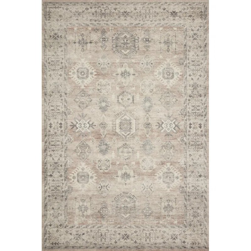 Oriental Ivory, Beige, and Grey Area Rug | Wayfair North America