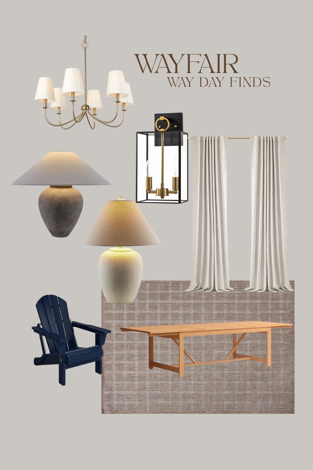 Way day is still happening. I found some more great deals for you. I cannot believe those lamps are on sale for way day. The curtains are also $15 per panel. Grab them!

#LTKHome #LTKSaleAlert